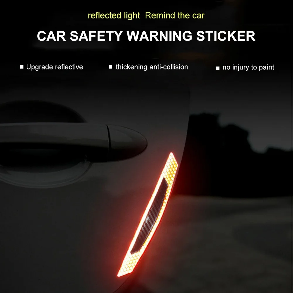 Carbon Fiber Car Warning Sticker Personalized Door Edge Anti-collision Stickers Car Body Decoration Creative Reflective Stickers
Carbon Fiber Car Warning Sticker Personalized Door Edge Anti-collision Stickers Car Body Decoration Creative Reflective Stickers
