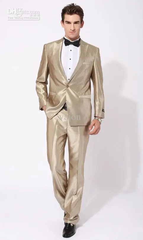 Champagne Color Tuxedos Custom Made Men's Suits Prom Suits Groomsmen Mens Wedding Suits (Jacket+Pants+Tie)
Champagne Color Tuxedos Custom Made Men's Suits Prom Suits Groomsmen Mens Wedding Suits (Jacket+Pants+Tie)