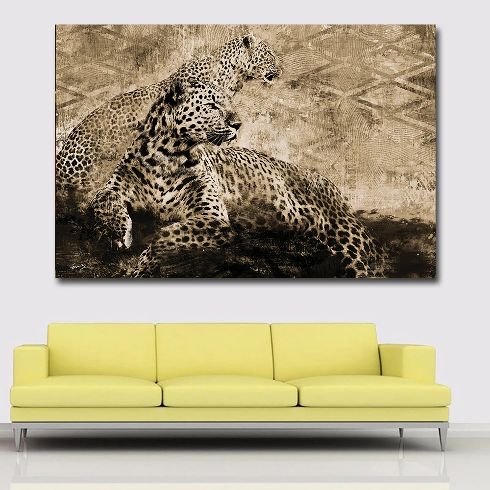 MUTU Vintage Poster Wall Art Animal Canvas Painting Lions And Leopards Pictures For Living Room Home Decor Print And Posters
MUTU Vintage Poster Wall Art Animal Canvas Painting Lions And Leopards Pictures For Living Room Home Decor Print And Posters