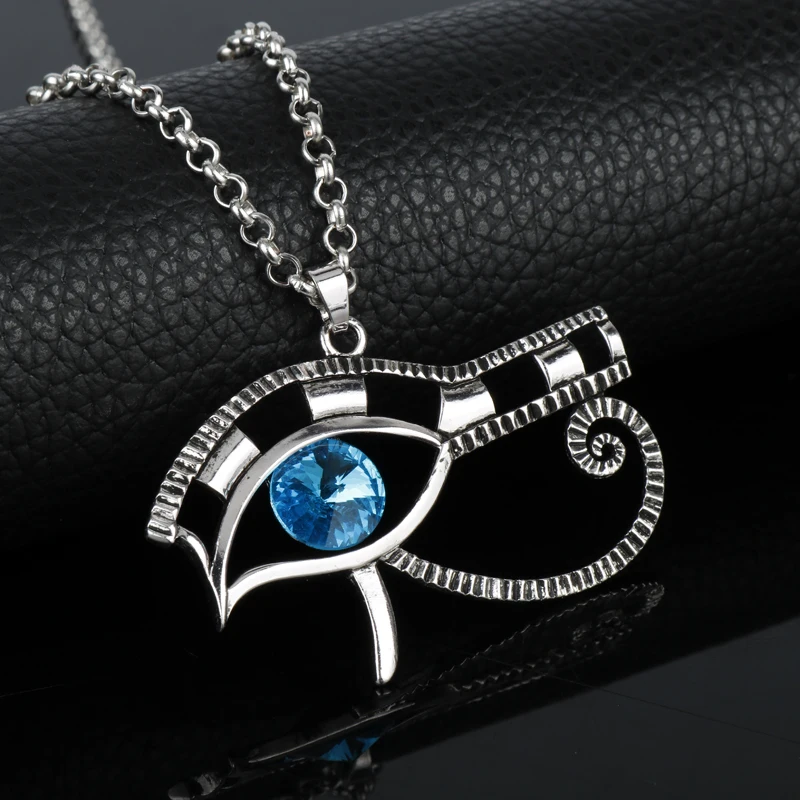 New Fashion Egyptian Eye of Horus Charms Alloy Pendants Necklace Vintage Silver Protection Spiritual Jewelry Party Necklaces
New Fashion Egyptian Eye of Horus Charms Alloy Pendants Necklace Vintage Silver Protection Spiritual Jewelry Party Necklaces