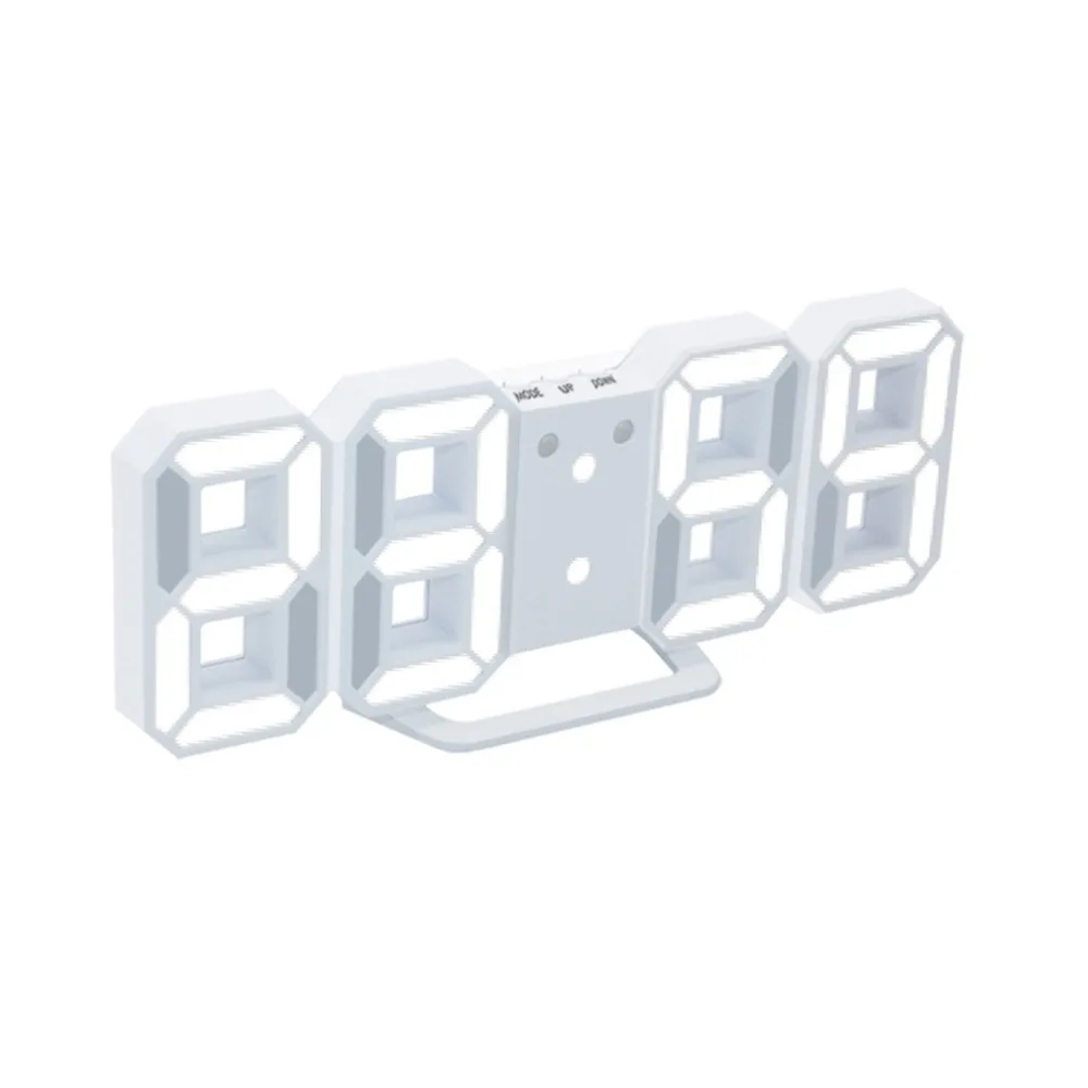 Fashionable 3D LED Display Stereoscopic Wall Clock Electronic Alarm Clock Decorative Digital Desktop Clock For Bedroom Study
Fashionable 3D LED Display Stereoscopic Wall Clock Electronic Alarm Clock Decorative Digital Desktop Clock For Bedroom Study