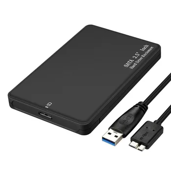 1PC 2.5 inch USB 3.0 Super High Speed Interface SATA HD Box HDD Hard Drive External Enclosure Case Caddy SATA with USB Cable
1PC 2.5 inch USB 3.0 Super High Speed Interface SATA HD Box HDD Hard Drive External Enclosure Case Caddy SATA with USB Cable