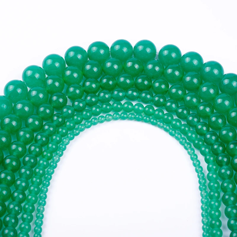 4,6,8,10,12mm Selectable AAA High quality natural Green Round Stone Beads For Bracelet DIY Jewelry Making
4,6,8,10,12mm Selectable AAA High quality natural Green Round Stone Beads For Bracelet DIY Jewelry Making