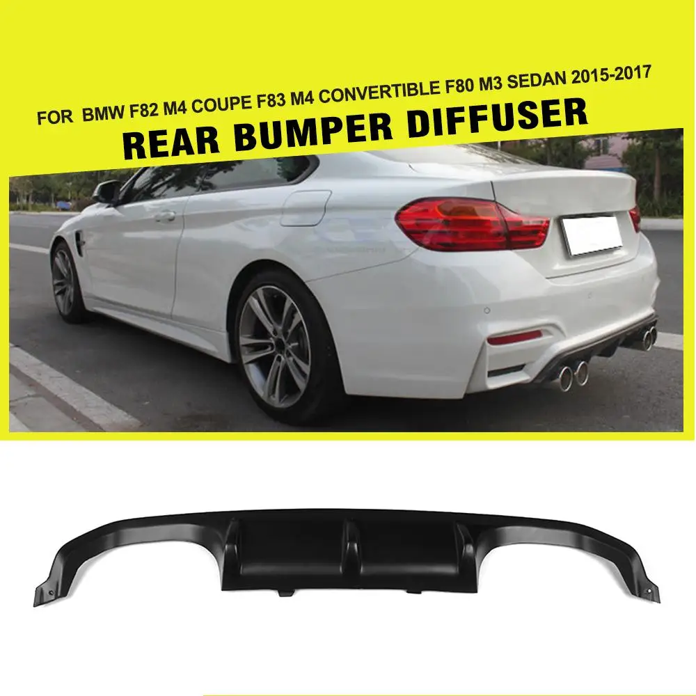 Car-Styling FRP Auto Rear Diffuser Lip Spoiler for BMW F80 M3 F82 F83 M4 Coupe Sedan Convertible 2014-2017
Car-Styling FRP Auto Rear Diffuser Lip Spoiler for BMW F80 M3 F82 F83 M4 Coupe Sedan Convertible 2014-2017