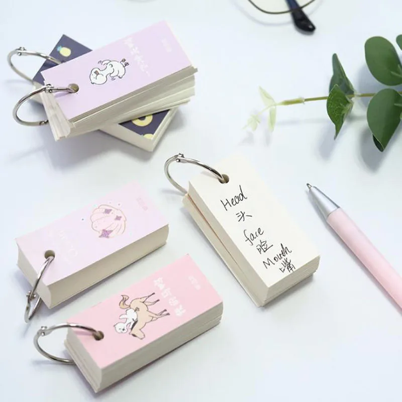 4 Pcs/set Kawaii 110 Sheets Shell Girls Duck Vocabulary Notebooks Mini Foreign Language English Word Cards Book Stationery
4 Pcs/set Kawaii 110 Sheets Shell Girls Duck Vocabulary Notebooks Mini Foreign Language English Word Cards Book Stationery