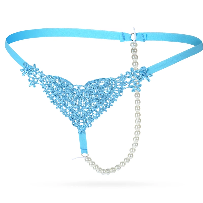 New Low Waist string Lingerie Sexy Crotchless Faux Pearl Lace Bowknot Female Lace Thong G-string Sexy Underwear Women's Panties
New Low Waist string Lingerie Sexy Crotchless Faux Pearl Lace Bowknot Female Lace Thong G-string Sexy Underwear Women's Panties