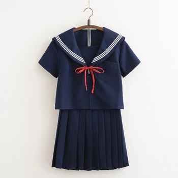 Svitania Japanese School JK Blue Uniform Sailor Suit High School College Suit Female Students Uniforms
Svitania Japanese School JK Blue Uniform Sailor Suit High School College Suit Female Students Uniforms