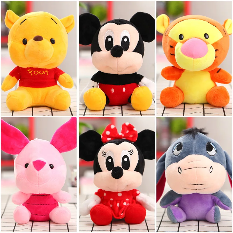 Cute 10/20cm Disney Mickey Mouse Plush Figure Toys Disney Winnie The Poohs Stitch Lilo Plush Model Toy Gift for Children Girls
Cute 10/20cm Disney Mickey Mouse Plush Figure Toys Disney Winnie The Poohs Stitch Lilo Plush Model Toy Gift for Children Girls