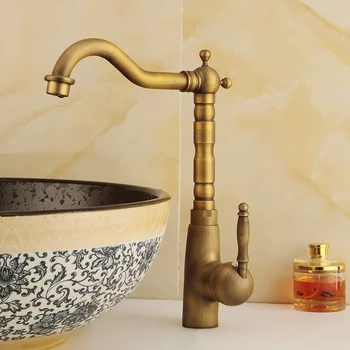 European Copper Retro Rotatable Faucet Antique Color Hot and Cold Water Mixer Faucet Black Rotatable Bathroom Countertop Faucet
European Copper Retro Rotatable Faucet Antique Color Hot and Cold Water Mixer Faucet Black Rotatable Bathroom Countertop Faucet
