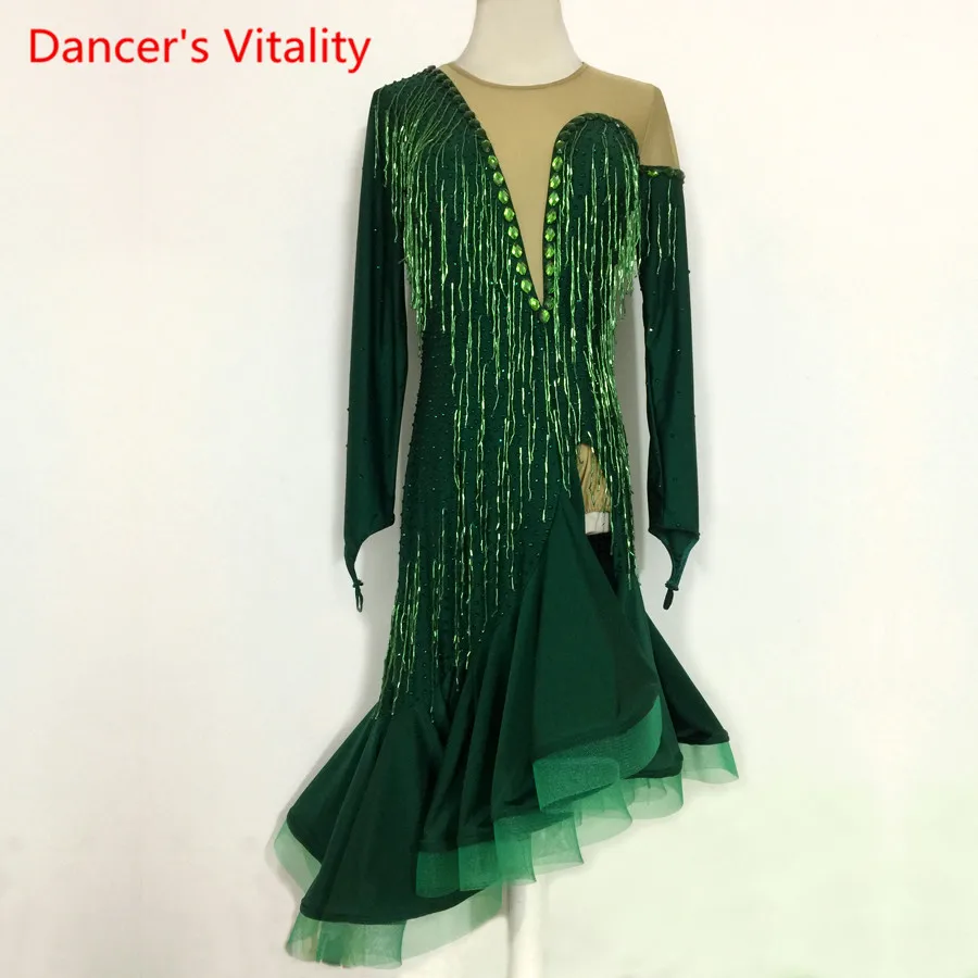 Senior Custom Adult Kids Latin Dance Clothing Professional Women Girls Latin Dance Stage Performance Dress Competition Costumes
Senior Custom Adult Kids Latin Dance Clothing Professional Women Girls Latin Dance Stage Performance Dress Competition Costumes