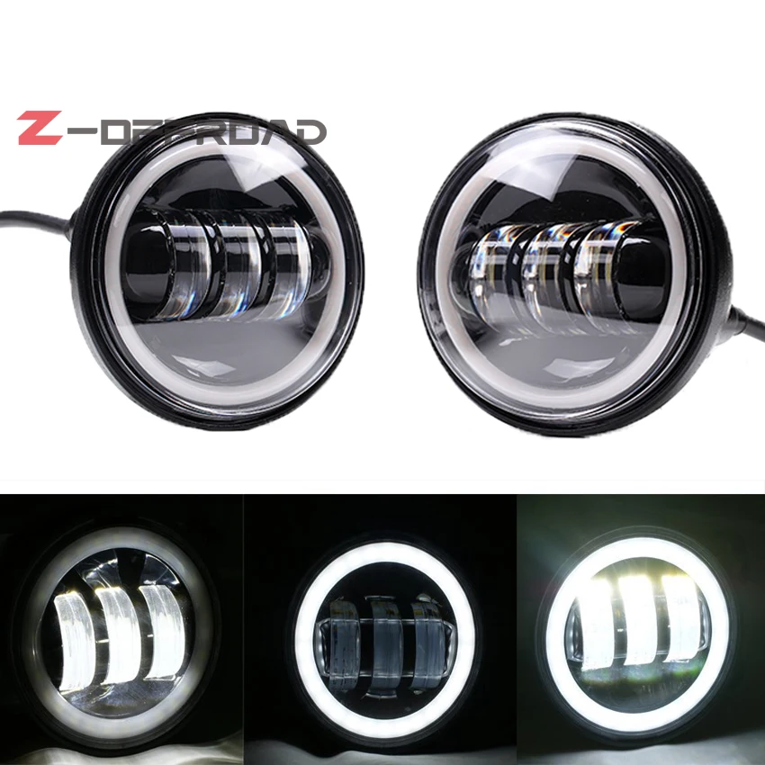 LED Motorcycle 4.5" Driving DRL Fog Light Lamps Replacement White Halo Angle Eye Ring For Touring Softail
LED Motorcycle 4.5" Driving DRL Fog Light Lamps Replacement White Halo Angle Eye Ring For Touring Softail