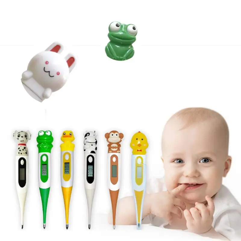 OOTDTY 1PC Digital Thermometer Soft Rubber Head Waterproof Adult Baby Rectal Oral Axillary Underarm LCD Temperature Random Type
OOTDTY 1PC Digital Thermometer Soft Rubber Head Waterproof Adult Baby Rectal Oral Axillary Underarm LCD Temperature Random Type