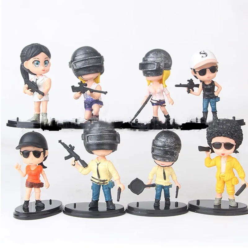 8Pcs/set PUBG Game Playerunknowns Battlegrounds Master 98K M416 PVC Action Figure Collectible Model Toys
8Pcs/set PUBG Game Playerunknowns Battlegrounds Master 98K M416 PVC Action Figure Collectible Model Toys