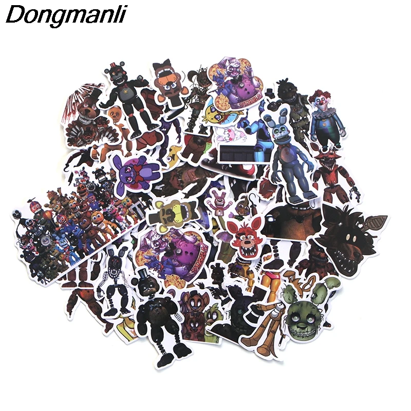 P3307 58 Pcs/set Five Nights at Freddy's DIY Skateboard Graffiti Laptop Badge Motorcycle Luggage Bags Accessories
P3307 58 Pcs/set Five Nights at Freddy's DIY Skateboard Graffiti Laptop Badge Motorcycle Luggage Bags Accessories