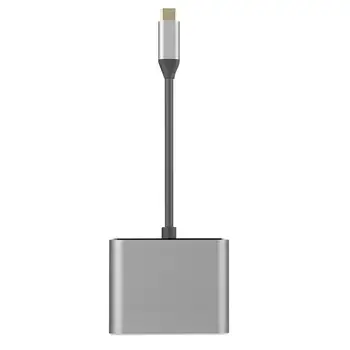 New USB 3.1 Type-C to HDMI USB-C USB 3.0 Multiport Adapter 4K AV Converter USB 3.0 Hub Support iOS Most Laptops Mobile Phones
New USB 3.1 Type-C to HDMI USB-C USB 3.0 Multiport Adapter 4K AV Converter USB 3.0 Hub Support iOS Most Laptops Mobile Phones