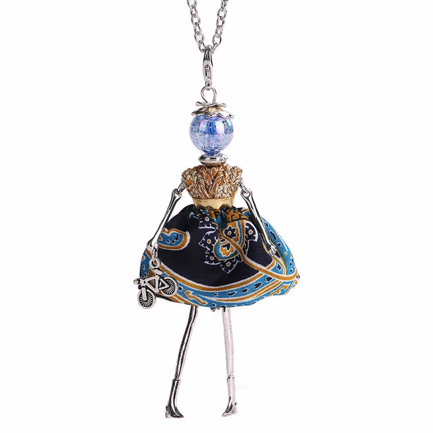 YLWHJJ brand new girl blue doll pendant long necklace dress female alloy fashion handmade maxi jewelry for women collier femme
YLWHJJ brand new girl blue doll pendant long necklace dress female alloy fashion handmade maxi jewelry for women collier femme