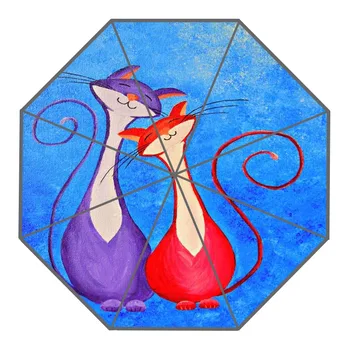 Custom Lovely cat painting Umbrellas New Arrive Useful Foldable Sunny and Rainy Sunscreen Umbrella
Custom Lovely cat painting Umbrellas New Arrive Useful Foldable Sunny and Rainy Sunscreen Umbrella