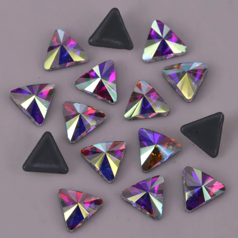 Lead Free! High Quality 5mm, 6mm Crystal AB Triangular Pyramid Flat Back Hotfix Rhinestones / Iron On Flat Back Crystals
Lead Free! High Quality 5mm, 6mm Crystal AB Triangular Pyramid Flat Back Hotfix Rhinestones / Iron On Flat Back Crystals