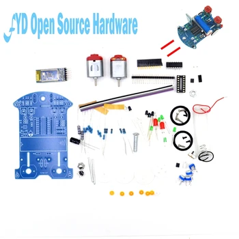 1set D2-6 Bluetooth Remote Control Smart Car DIY Kit Gravity Sensor Obstacle Avoidance IntelligentTracking Automobile Suit 51SCM
1set D2-6 Bluetooth Remote Control Smart Car DIY Kit Gravity Sensor Obstacle Avoidance IntelligentTracking Automobile Suit 51SCM