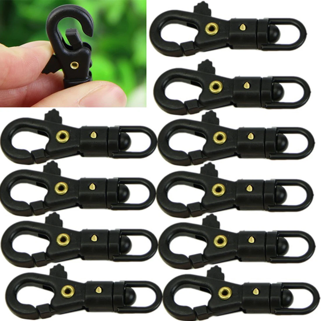 10PCS New Outdoor Survival Carabiner Mini Rotatable Buckle Hang Quickdraw Key Chain EDC Tool Camping Equipment
10PCS New Outdoor Survival Carabiner Mini Rotatable Buckle Hang Quickdraw Key Chain EDC Tool Camping Equipment
