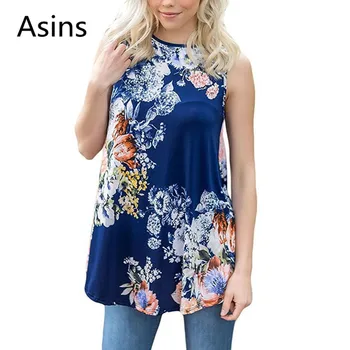 Asins T-shirt women tops 2019 summer new hot casual fashion round neck sleeveless printing splice loose wild women tops T-shirt
Asins T-shirt women tops 2019 summer new hot casual fashion round neck sleeveless printing splice loose wild women tops T-shirt
