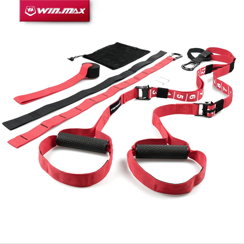 WIN.MAX Crossfit Fitness Strength Training Resistance Bands Adjustable Exerciser Hanging Straps Suspension Trainer Basic Kit
WIN.MAX Crossfit Fitness Strength Training Resistance Bands Adjustable Exerciser Hanging Straps Suspension Trainer Basic Kit
