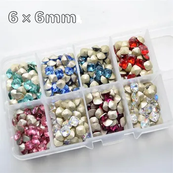 10pcs Rhinestones 6x6mm Square Nail Stones For Nails Art Decorations AB Crystal Gem Gold Sharp Bottom Manicure Accessories ML198
10pcs Rhinestones 6x6mm Square Nail Stones For Nails Art Decorations AB Crystal Gem Gold Sharp Bottom Manicure Accessories ML198