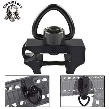 Hot High Quality (250 Lb. Pull)Quick-Detach Sling Adapter With 20mm Picatinny Rail Mount Base For Paintball Hunting Accessories
Hot High Quality (250 Lb. Pull)Quick-Detach Sling Adapter With 20mm Picatinny Rail Mount Base For Paintball Hunting Accessories
