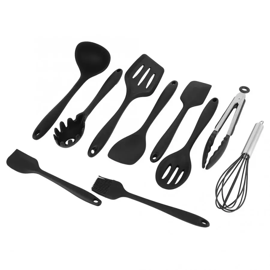 10 Pcs Tableware Kitchen Utensil Set With Non-stick Food Grade Silicone Cooking Kit Kitchenware With Bear Claw Measuring Spoon S
10 Pcs Tableware Kitchen Utensil Set With Non-stick Food Grade Silicone Cooking Kit Kitchenware With Bear Claw Measuring Spoon S