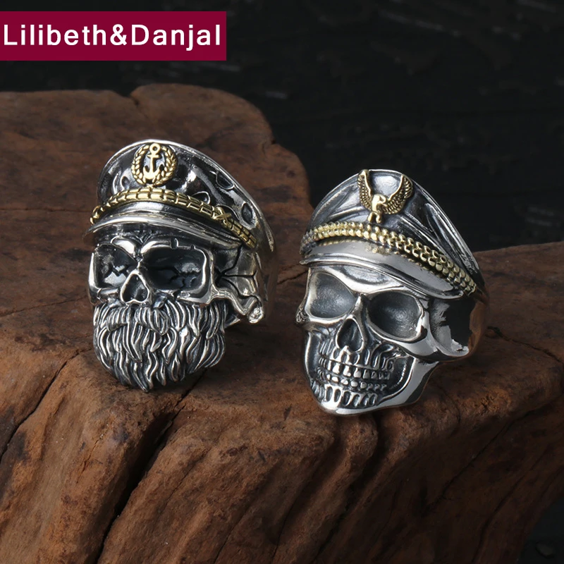 Punk Adjustable Ring 100% Real 925 Sterling Silver Jewelry Men Women Pirate Captain Opening Valentine's Day Gift Ring 2018 R160
Punk Adjustable Ring 100% Real 925 Sterling Silver Jewelry Men Women Pirate Captain Opening Valentine's Day Gift Ring 2018 R160