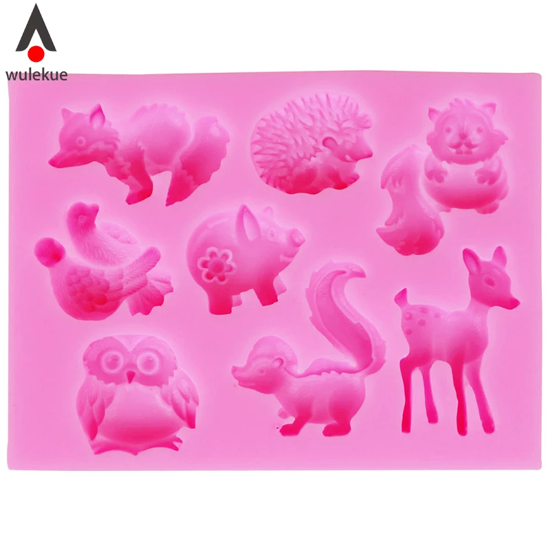 Wulekue Forest Animals Silicone Mold Cake Chocolate Fondant Manual Mould DIY Decorating Party Baking Tools Kitchen Accessories
Wulekue Forest Animals Silicone Mold Cake Chocolate Fondant Manual Mould DIY Decorating Party Baking Tools Kitchen Accessories