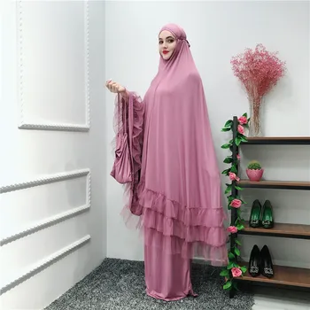 

Ramadan Abaya Robe Dubai Turkey Islam Hijab Muslim Maxi Dress Kaftan Abayas For Women Qatar Oman Caftan Prayer Clothing Elbise