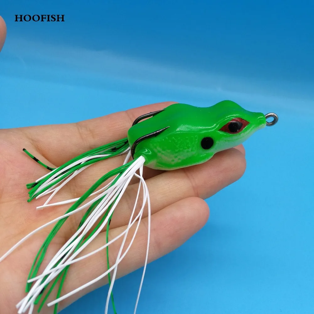 HOOFISH 5PCS/LOT+1BOX Frog Lure Fishing Lures 10G/5.5CM Top water Ray Frog Artificial soft bait
HOOFISH 5PCS/LOT+1BOX Frog Lure Fishing Lures 10G/5.5CM Top water Ray Frog Artificial soft bait