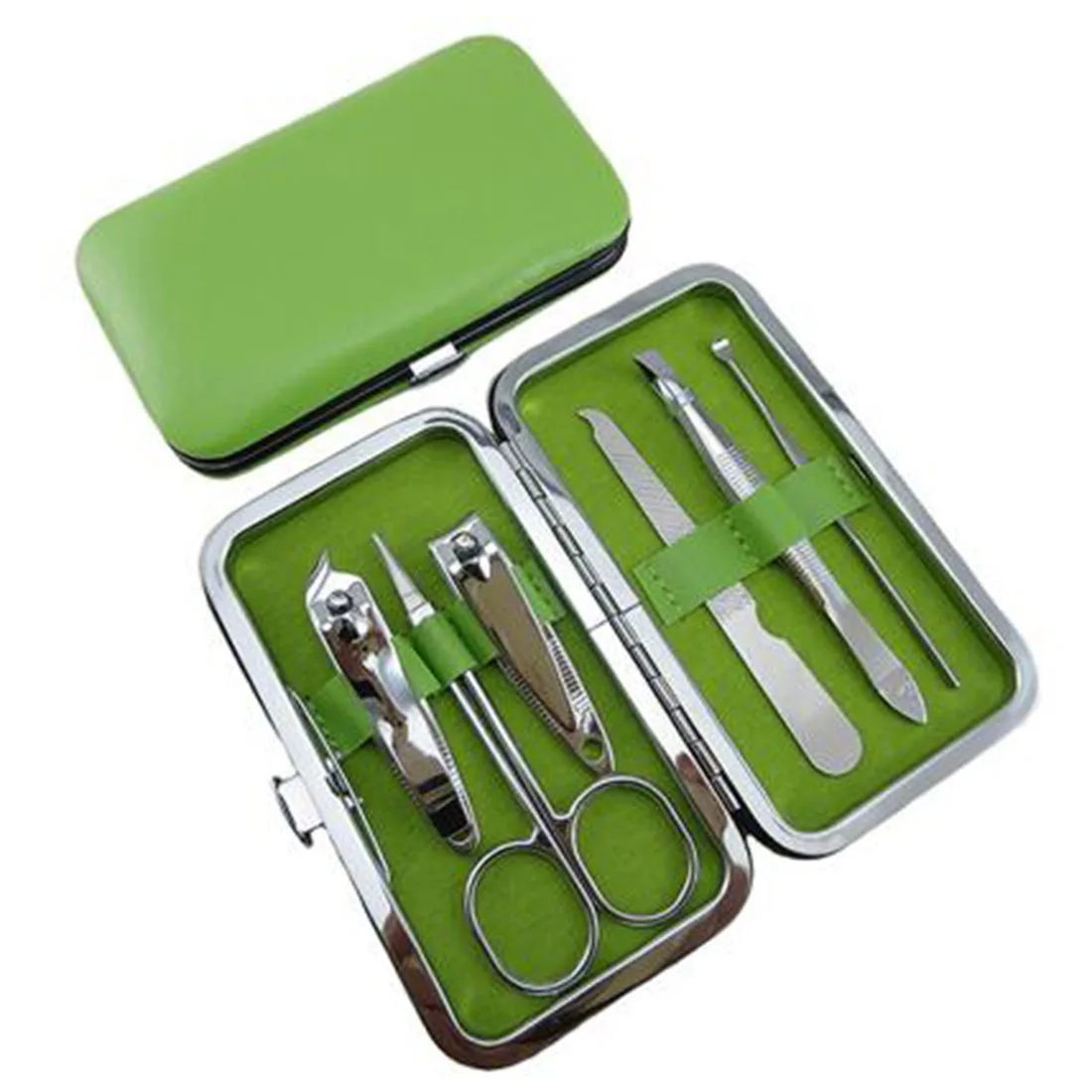 Nail Clippers Trimmers 7pcs Manicure Set with Chromatic Case Nail Scissors Set Care Tool Portable Travel Kits Random Colors
Nail Clippers Trimmers 7pcs Manicure Set with Chromatic Case Nail Scissors Set Care Tool Portable Travel Kits Random Colors