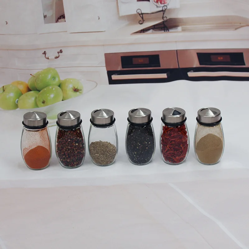 Hot 7Pcs/Set Steel Glass Cruet Condiment Spice Jars Set Salt Pepper Shakers Seasoning Sprays Dropshipping Rotating Stainless
Hot 7Pcs/Set Steel Glass Cruet Condiment Spice Jars Set Salt Pepper Shakers Seasoning Sprays Dropshipping Rotating Stainless