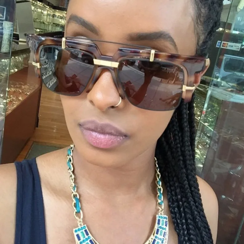 Brand Designer Sunglasses Women Fashion Metal Steakpunk Sunglasses Men SunGlasses Brand Rimless Oversize Sunglasses Plain glass
Brand Designer Sunglasses Women Fashion Metal Steakpunk Sunglasses Men SunGlasses Brand Rimless Oversize Sunglasses Plain glass