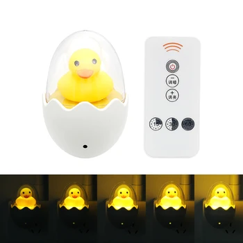 Duck LED Night Light Remote Control Dimmable AC 220V EU Plug Wall Socket Lamp Light Control Sensor Gift for Children Bedroom
Duck LED Night Light Remote Control Dimmable AC 220V EU Plug Wall Socket Lamp Light Control Sensor Gift for Children Bedroom