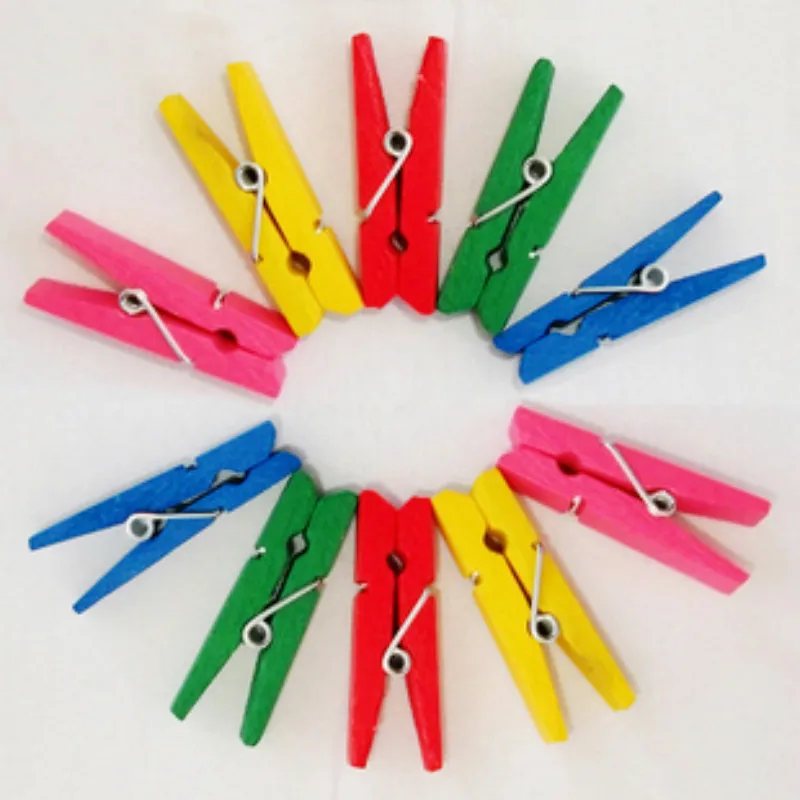 10pcs Random Color Mini Wooden Clips Photo Paper Binder Clothespin Craft Clips Party Decoration Pinza de La Ropa
10pcs Random Color Mini Wooden Clips Photo Paper Binder Clothespin Craft Clips Party Decoration Pinza de La Ropa