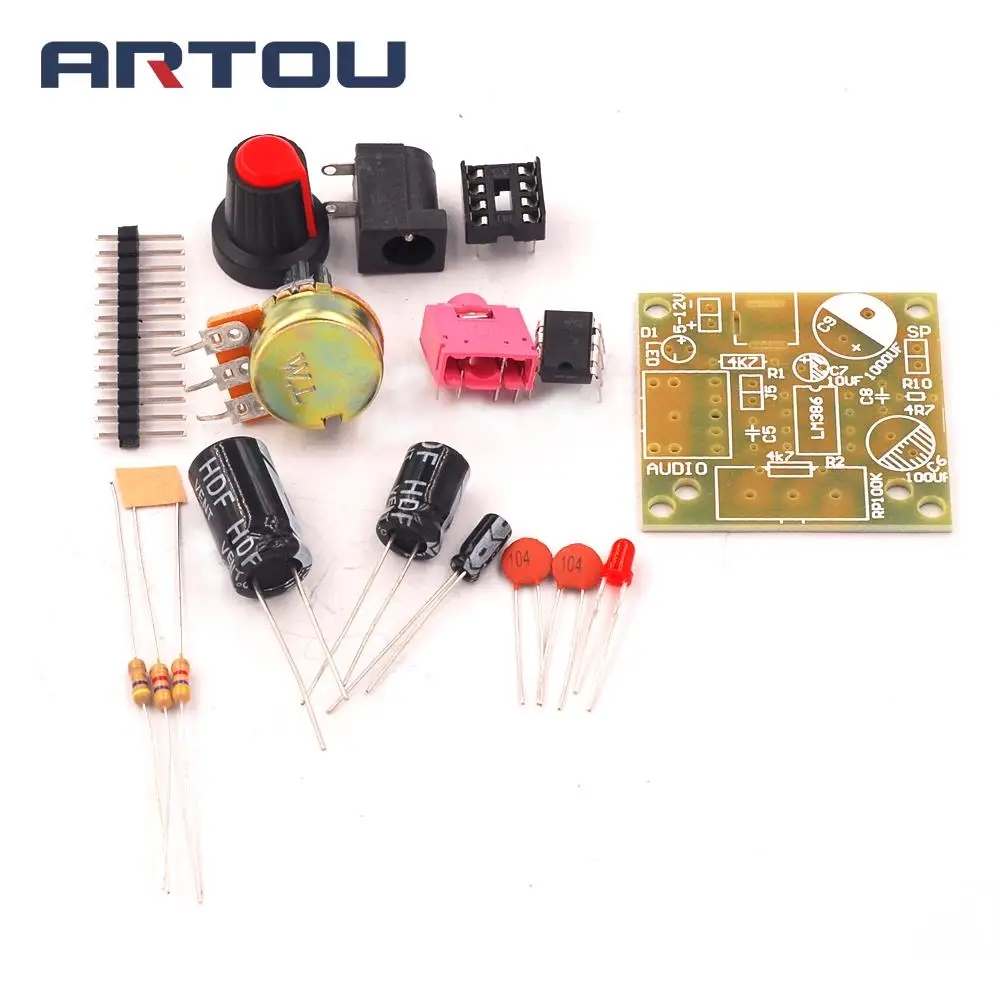 Smart Electronic DIY Kit LM386 Super Mini Audio Amplifier DIY Kit Suite Trousse LM386 Amplificador Module Board 3.5mm 3-12V
Smart Electronic DIY Kit LM386 Super Mini Audio Amplifier DIY Kit Suite Trousse LM386 Amplificador Module Board 3.5mm 3-12V