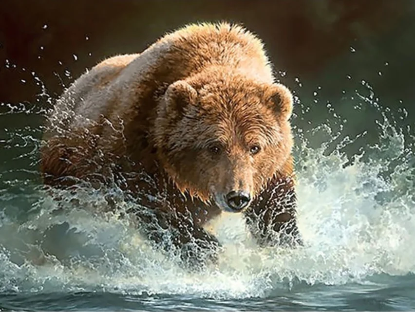 Full circular Diamond Painting Animals Water bear Cross Stitch Diamond Rhinestones Diamond Embroidery Resin Drill Home decor
Full circular Diamond Painting Animals Water bear Cross Stitch Diamond Rhinestones Diamond Embroidery Resin Drill Home decor