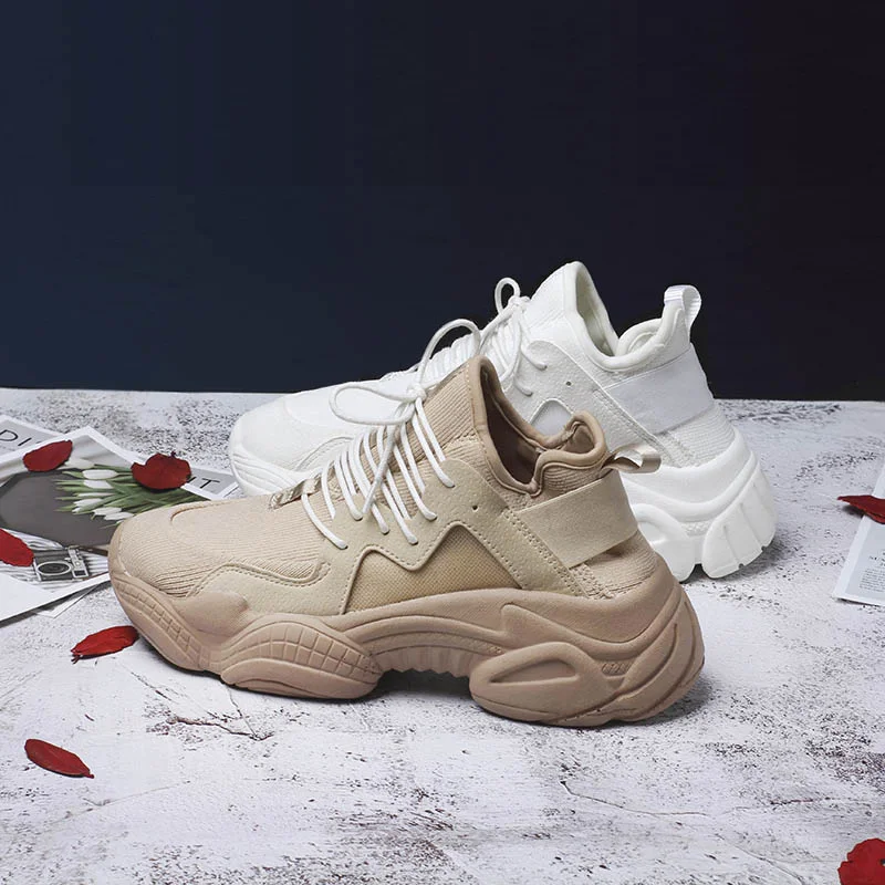 Casual Platform Shoes Canvas Female Trainers Ulzzang Dad Shoes High Top Sneakers 2019 New Women's Chunky Sneakers Basket Women
Casual Platform Shoes Canvas Female Trainers Ulzzang Dad Shoes High Top Sneakers 2019 New Women's Chunky Sneakers Basket Women