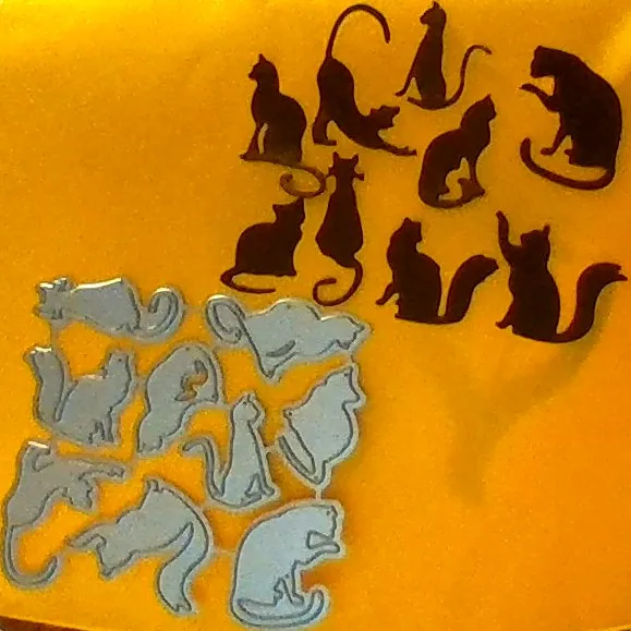 9Pcs lovely cat set Metal Cutting Dies for DIY Scrapbooking Craft Embossing dies Cuts Album book Decor Stencils 82*75m
9Pcs lovely cat set Metal Cutting Dies for DIY Scrapbooking Craft Embossing dies Cuts Album book Decor Stencils 82*75m