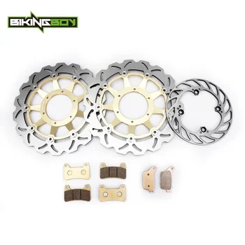 BIKINGBOY For Honda CBR 1000 RR Fireblade 2008 2009 2010 2011 2012 2013 2014 2015 Front Rear Brake Discs Disks Rotors Pads
BIKINGBOY For Honda CBR 1000 RR Fireblade 2008 2009 2010 2011 2012 2013 2014 2015 Front Rear Brake Discs Disks Rotors Pads