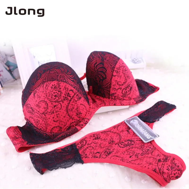 Sexy Women Lace Embroidered Padded Lingerie Underwire Lingerie Set Push up Bra Brief Set
Sexy Women Lace Embroidered Padded Lingerie Underwire Lingerie Set Push up Bra Brief Set