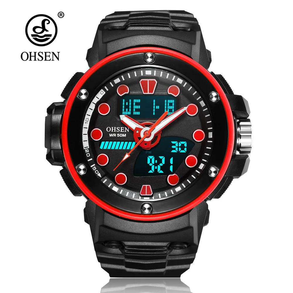 Fashion OHSEN Brand Digital Quartz Watch Men Swim Sport Watch Army LED Alarm Day Date Wristwatch Rubber Band Relogios Masculinos
Fashion OHSEN Brand Digital Quartz Watch Men Swim Sport Watch Army LED Alarm Day Date Wristwatch Rubber Band Relogios Masculinos