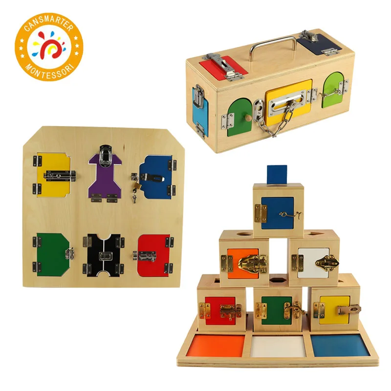 Baby Toy Montessori Material Lock Exercises Box Teaching Aids For Training Children Ability Early Education
Baby Toy Montessori Material Lock Exercises Box Teaching Aids For Training Children Ability Early Education