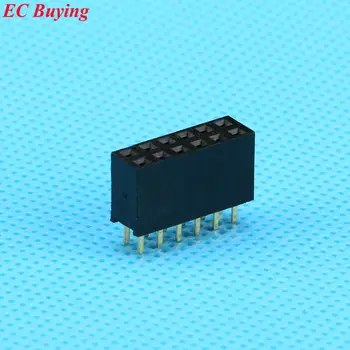 100pcs/lot 2.54mm 2X6 Pin Double Row Female 6P Straight Header Pitch Socket Strip
100pcs/lot 2.54mm 2X6 Pin Double Row Female 6P Straight Header Pitch Socket Strip