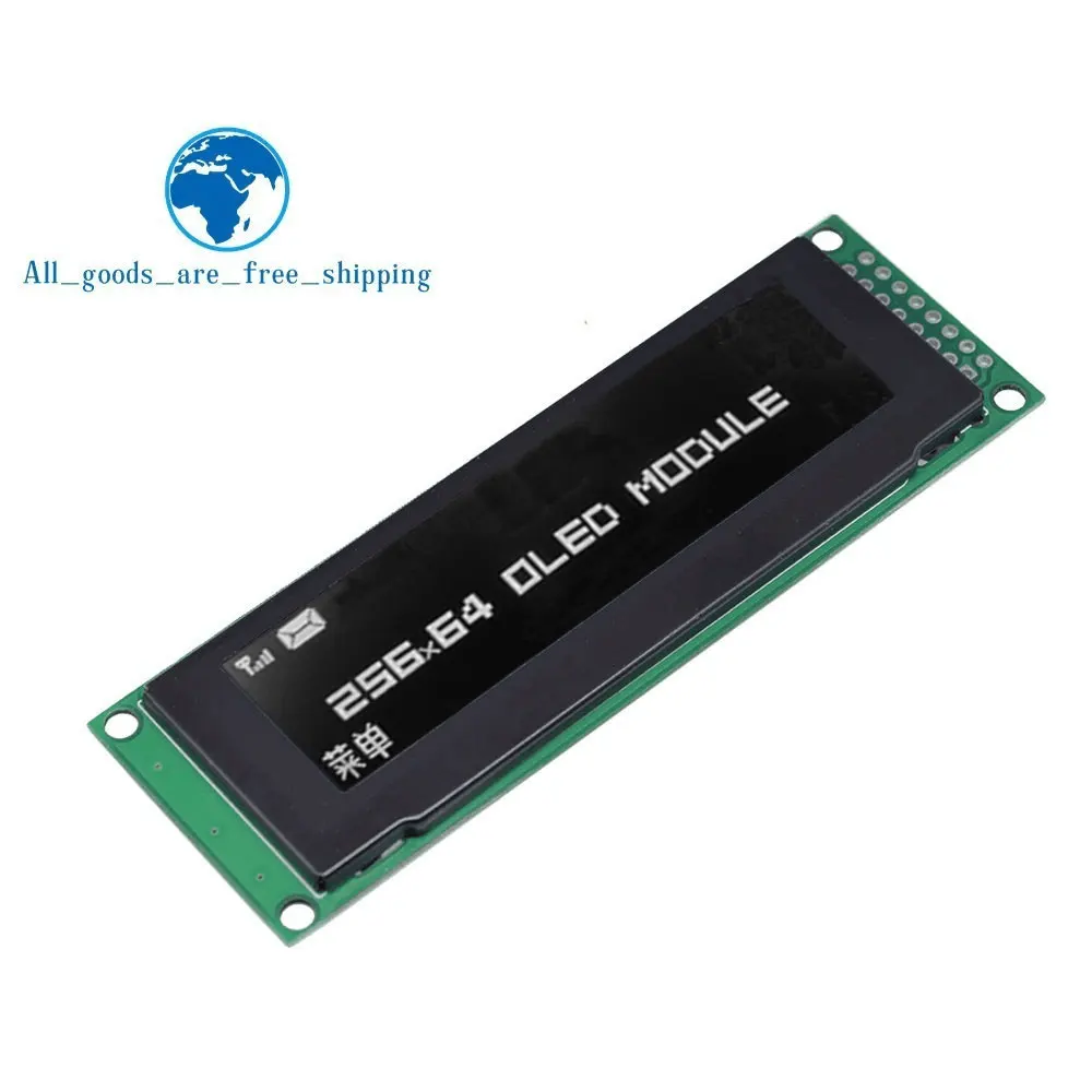 TZT NEW OLED Display 2.8" 256*64 25664 Dots Graphic LCD Module Display Screen LCM Screen SSD1322 Controller Support SPI
TZT NEW OLED Display 2.8" 256*64 25664 Dots Graphic LCD Module Display Screen LCM Screen SSD1322 Controller Support SPI