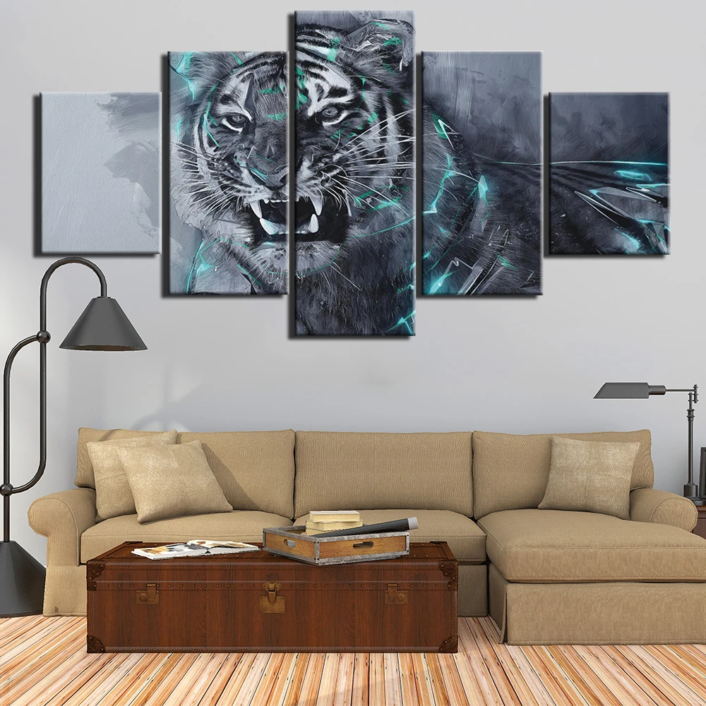 Wall Art Painting Canvas Print Tiger Animal Pictures 5 Pieces Prints Poster For Living Room Home Decor Modern Artwork paints
Wall Art Painting Canvas Print Tiger Animal Pictures 5 Pieces Prints Poster For Living Room Home Decor Modern Artwork paints