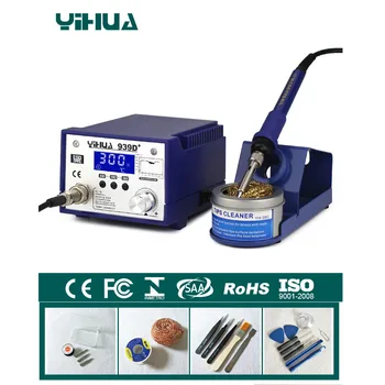 Anti-static Adjustable thermostat electric iron soldering welding station soldering iron Maintenance 110V 220V 939D+
Anti-static Adjustable thermostat electric iron soldering welding station soldering iron Maintenance 110V 220V 939D+